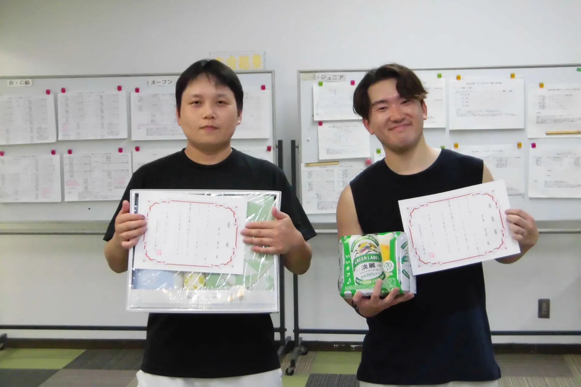 【試合結果】7/27（日）男子ビギナーシングルス大会